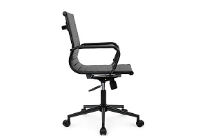 Кресло руководителя RV Chair HUGO 6002-2SEB Чёрная экокожа фото