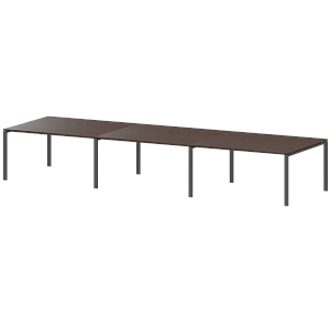 Стол на металлокаркасе для заседаний Protech АМ-002.123.3 Дуб венге/Антрацит фото