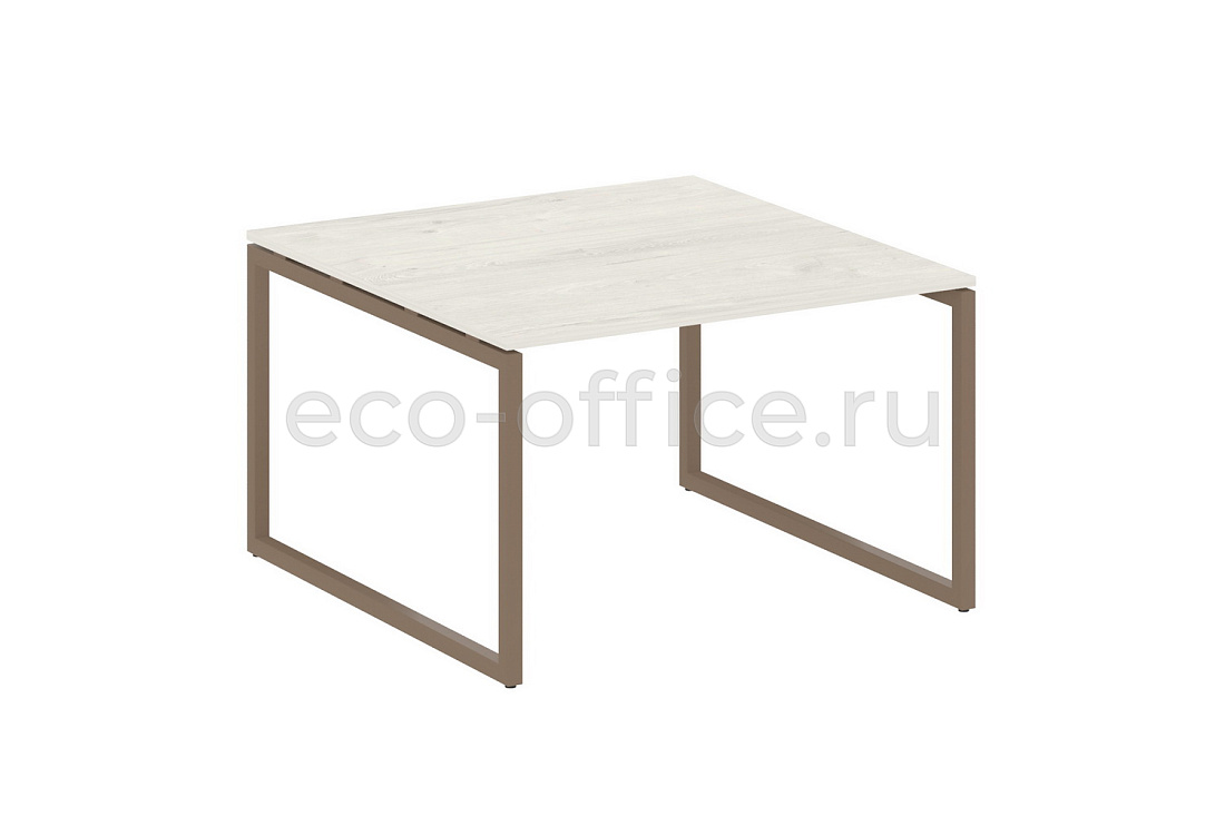 Стол переговорный (1 столешница) METAL SYSTEM QUATTRO 4x4 40БО.ПРГ-1.2 Дуб Наварра / Мокко металл  стоимость
