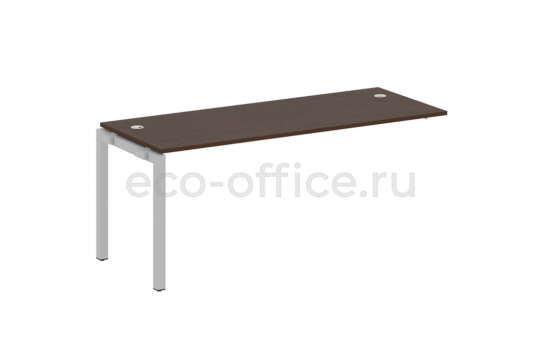 Проходной наборный элемент METAL SYSTEM QUATTRO 5x5 50БП.ПРС-СП-1.5 Венге Цаво / Серый металл купить в Москве