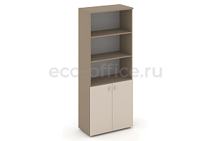 Шкаф высокий широкий ESTETICA ES.ST-1.1 Латте / Капучино фото