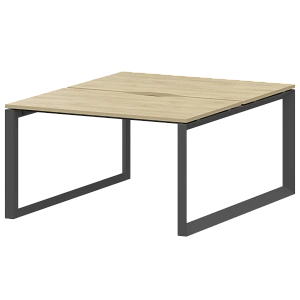 Бенч двойной на 2 рабочих места на металлокаркасе Protech НТМП.О.Б2-120 Баттл Рок/Антрацит фото