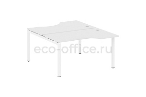 Рабочая станция криволинейная METAL SYSTEM QUATTRO 5x5 50БП.РАС-СА-2.2 Белый / Белый металл фото