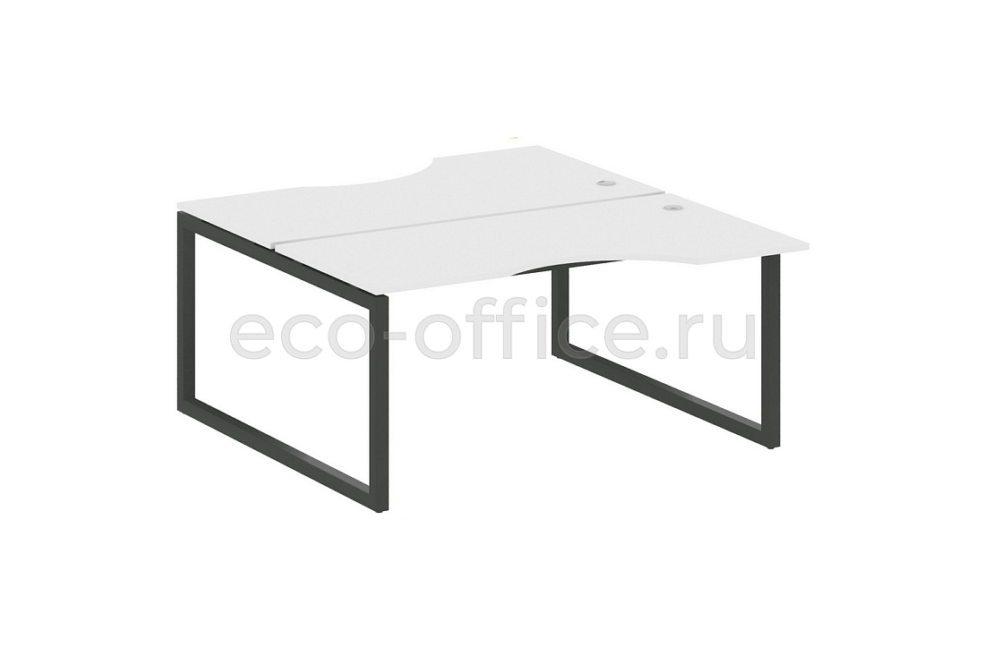 Рабочая станция криволинейная METAL SYSTEM QUATTRO 5x5 50БО.РАС-СА-2.1 Белый / Антрацит металл  стоимость