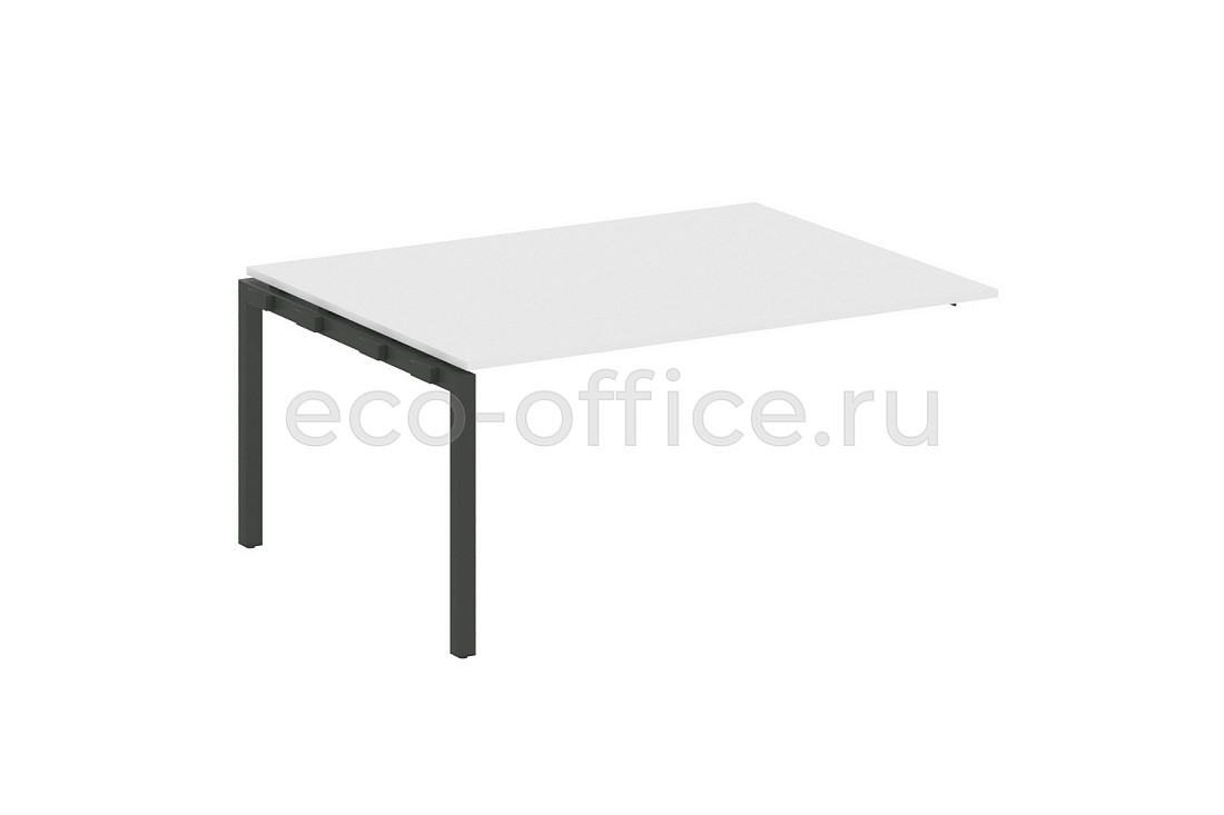 Проходной наборный элемент переговорного стола METAL SYSTEM QUATTRO 5x5 50БП.ППРГ-4 Белый / Антрацит металл  стоимость