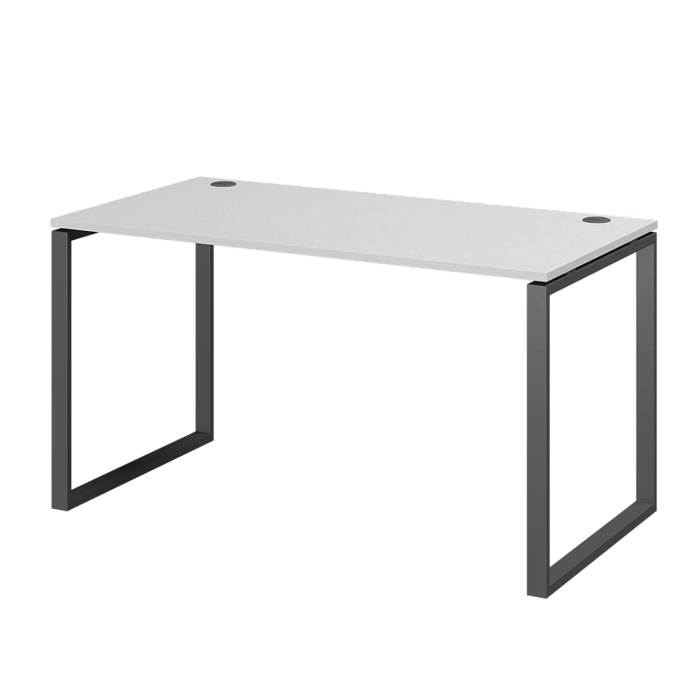 стол на металлокаркасе protech ам.о-002.60 белый/антрацит фото