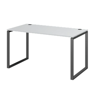 Стол на металлокаркасе Protech АМ.О-002 Белый/Антрацит фото