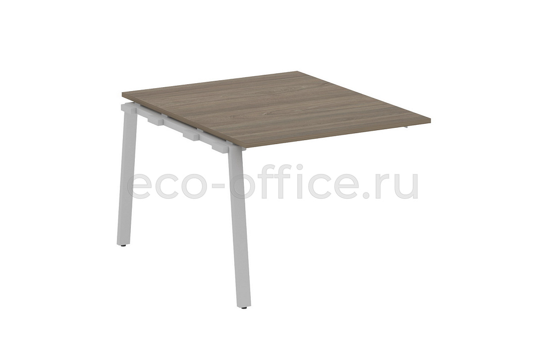 Проходной наборный элемент переговорного стола METAL SYSTEM STYLE БА.ППРГ-1 Вяз Благородный / Серый металл  стоимость