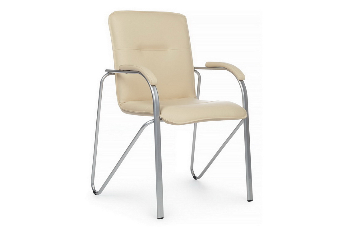 конференц-кресло rv chair самба smb-01 бежевая экокожа фото