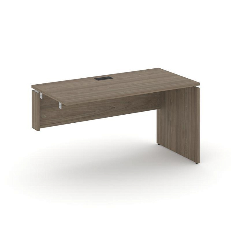 стол-приставка к опор. элем. style project sn-d.oprs-001(l) вяз благородный/черная заглушка фото
