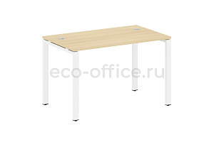 Стол письменный METAL SYSTEM STYLE БП.СП-2 Акация Лорка / Белый металл фото