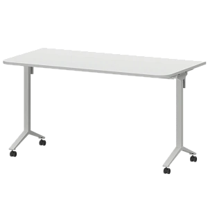 Стол мобильный складной радиусный Protech МБ22-140.70Р Белый/Белый фото