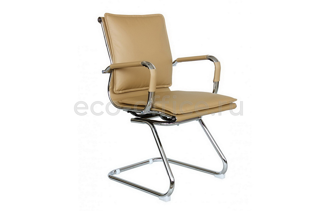 Конференц-кресло RV Chair HUGO 6003-3 Тёмно-бежевая экокожа  стоимость