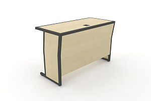 Стол для преподавателя DESK DK-1200U Клён / Антрацит металл фото