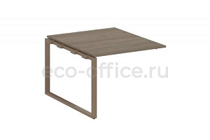 Проходной наборный элемент переговорного стола METAL SYSTEM STYLE БО.ППРГ-1 Вяз Благородный / Мокко металл фото
