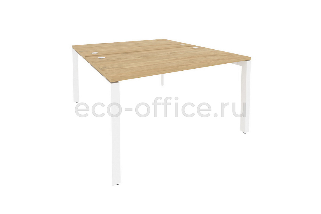 Рабочая станция на П-образном м/к ONIX O.MP-D.RS-2.3.8 Тиквуд Светлый / Белый металл  стоимость