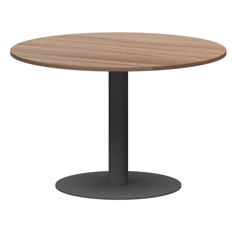 стол круглый protech ам-д120 темный шимо/антрацит фото