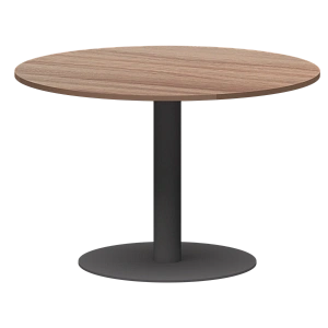 Стол круглый Protech АМ-Д120 Темный шимо/Антрацит фото