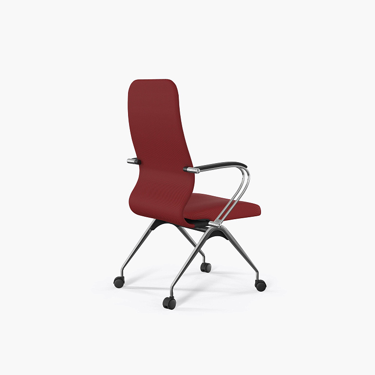 офисный стул sit 8 b2-10k - umf(x1) /uh02/wh00/k3cl(f53.w01) (красный) фото