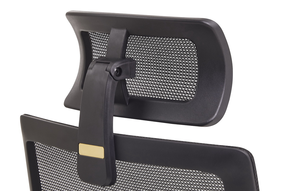 кресло rv chair lid 853a-dp3d чёрная сетка / чёрная ткань фото