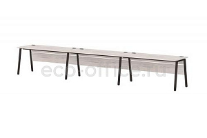 Линейный кластер на 3 рабочих места LAVANA STEEL T-152 Таксония Светлая фото