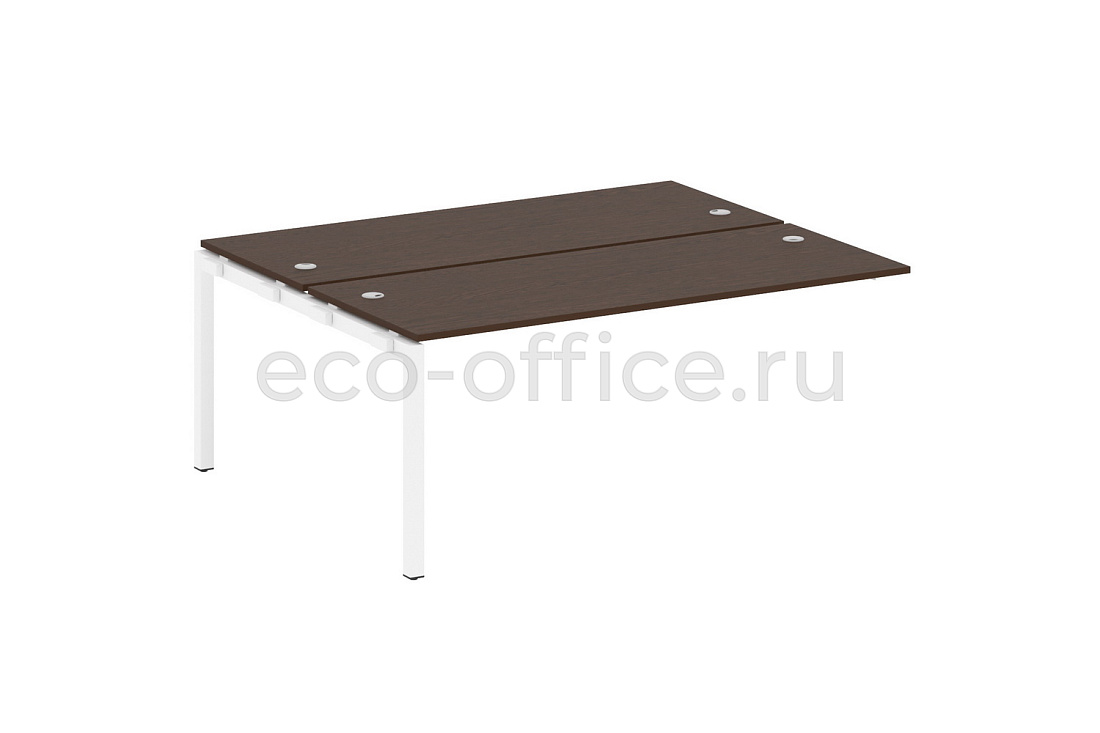 Проходной наборный элемент METAL SYSTEM QUATTRO 5x5 50БП.ПРС-СП-2.5 Венге Цаво / Белый металл купить в Москве