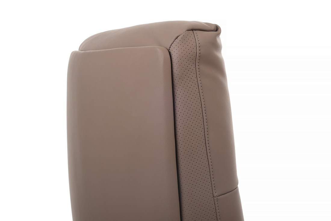 кресло руководителя rv chair otto cm-p001as коричневая экокожа фото