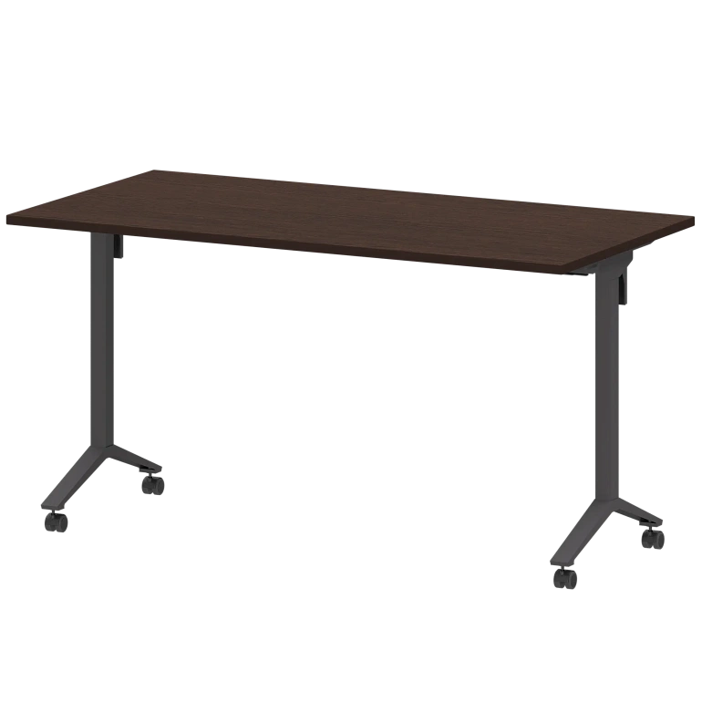 стол мобильный складной protech мб22-140.70 дуб венге/антрацит фото