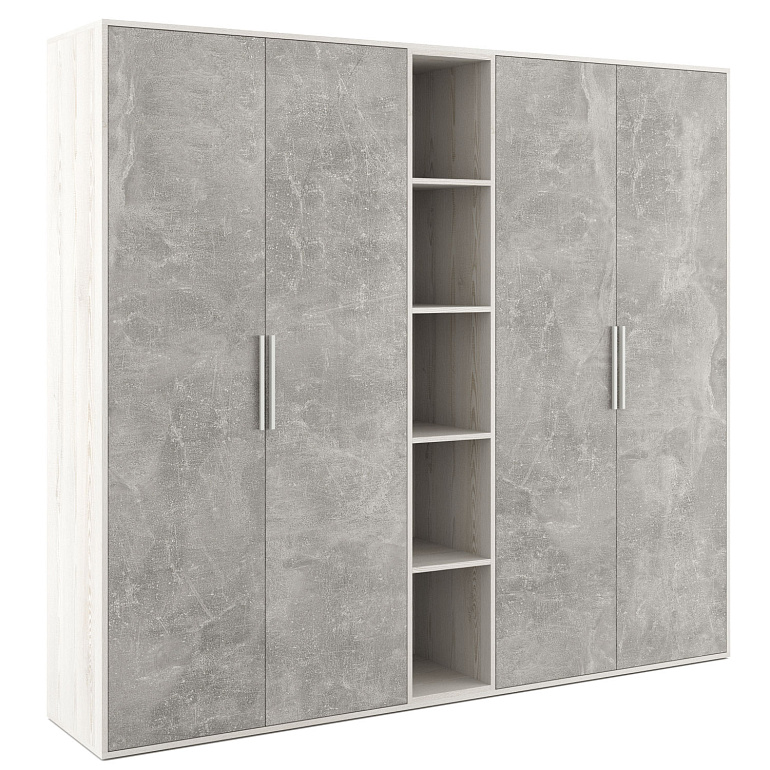 шкаф высокий 4 створки, с нишей b-tone btn36153431 фото