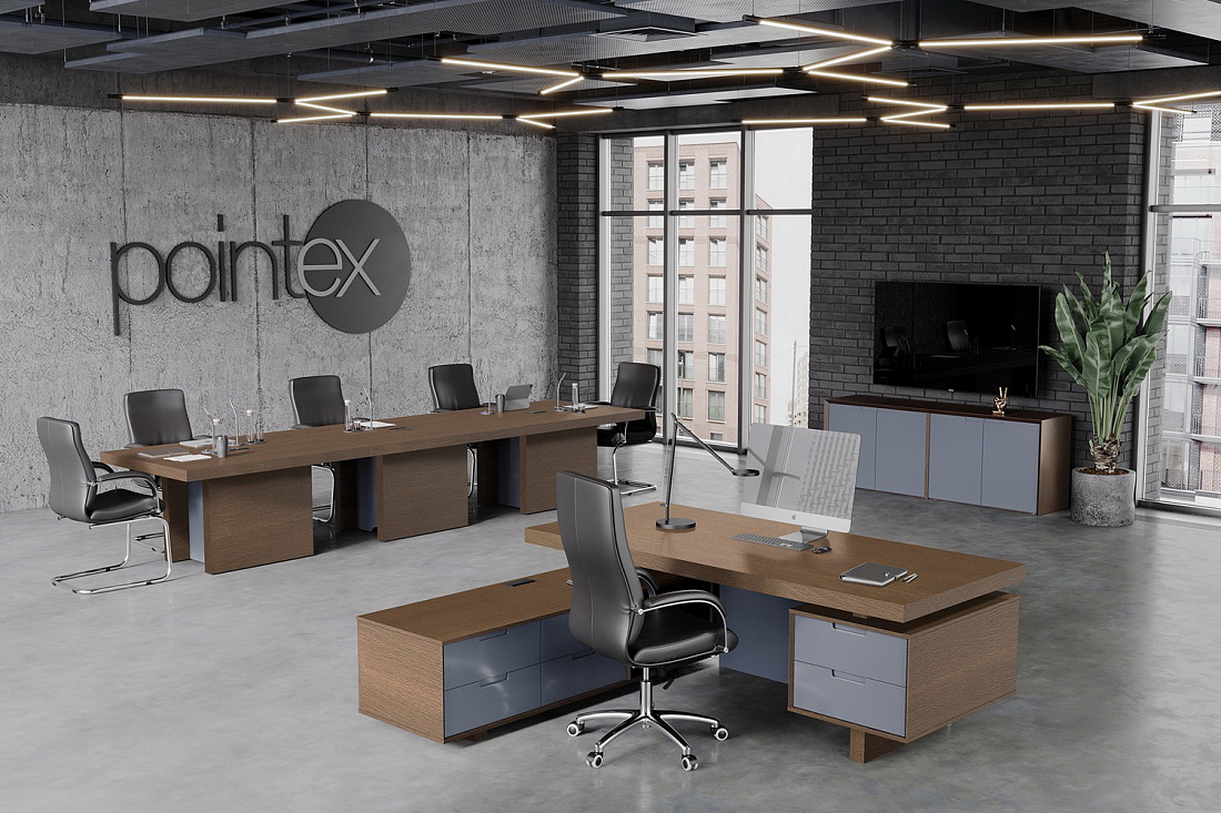 кабинет руководителя concept дуб капучино фото