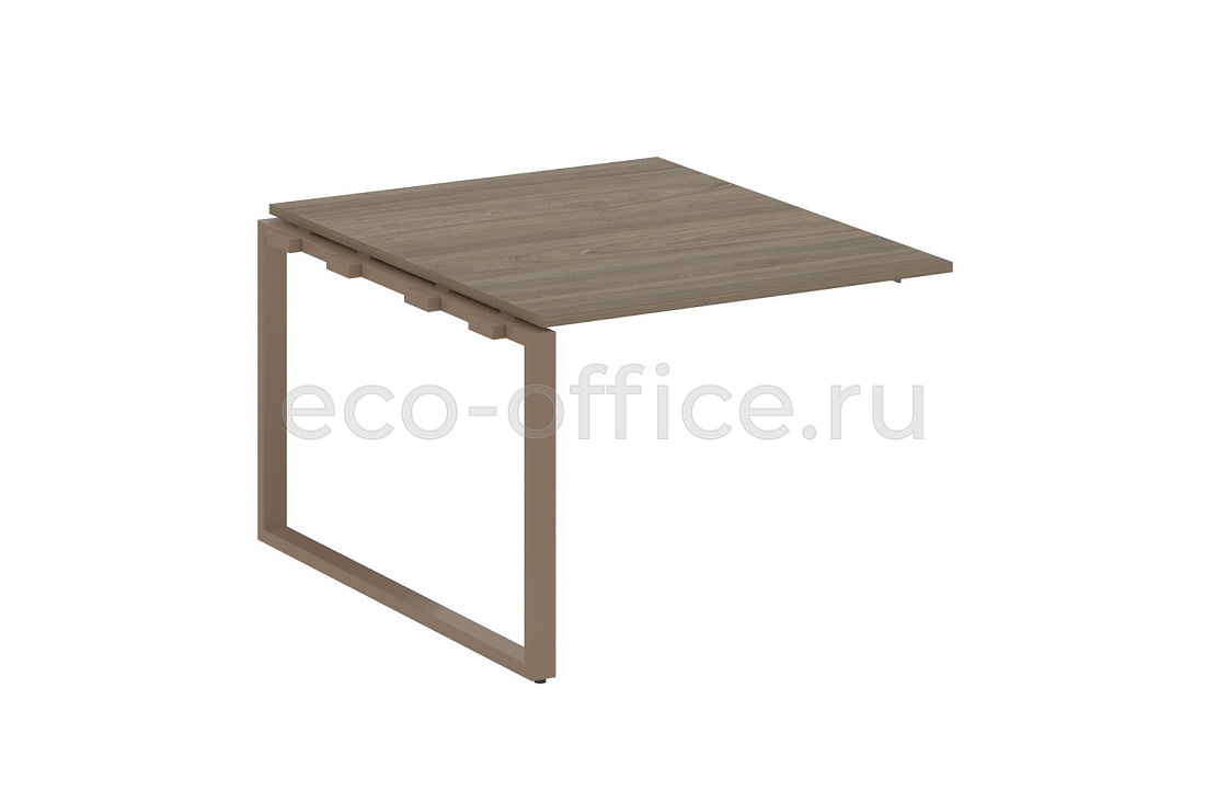 Проходной наборный элемент переговорного стола METAL SYSTEM STYLE БО.ППРГ-1 Вяз Благородный / Мокко металл  стоимость