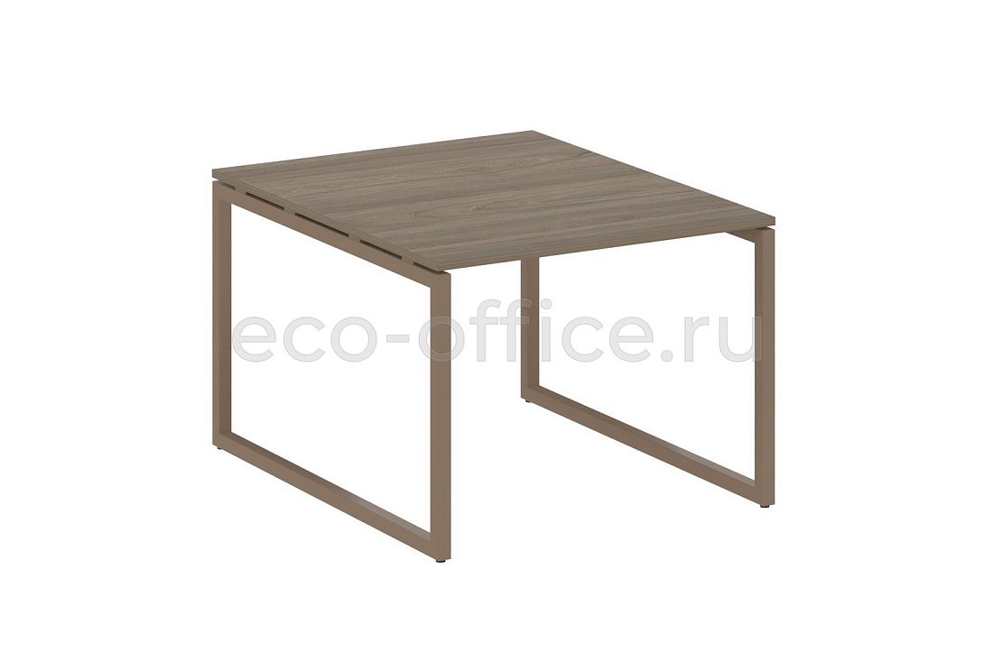 Стол переговорный (1 столешница) METAL SYSTEM QUATTRO 4x4 40БО.ПРГ-1.1 Вяз Благородный / Мокко металл  стоимость
