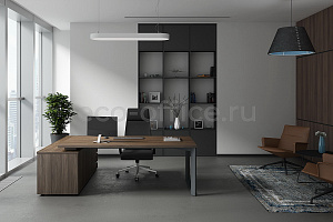 Кабинет руководителя FORTUM Орех / Антрацит фото
