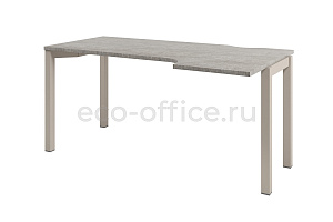 Бенч-система эргономичная, начальная секция SOLUTION D-521 R Бетон Чефалу / Кашемир фото