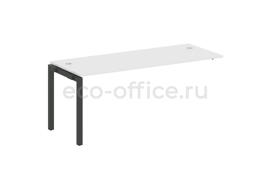 Проходной наборный элемент METAL SYSTEM QUATTRO 5x5 50БП.ПРС-СП-1.5 Белый / Антрацит металл купить в Москве