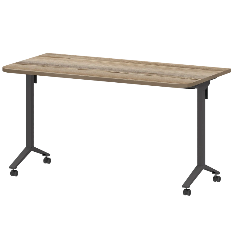 стол мобильный складной радиусный protech мб25-140.70р дуб сафари/антрацит фото