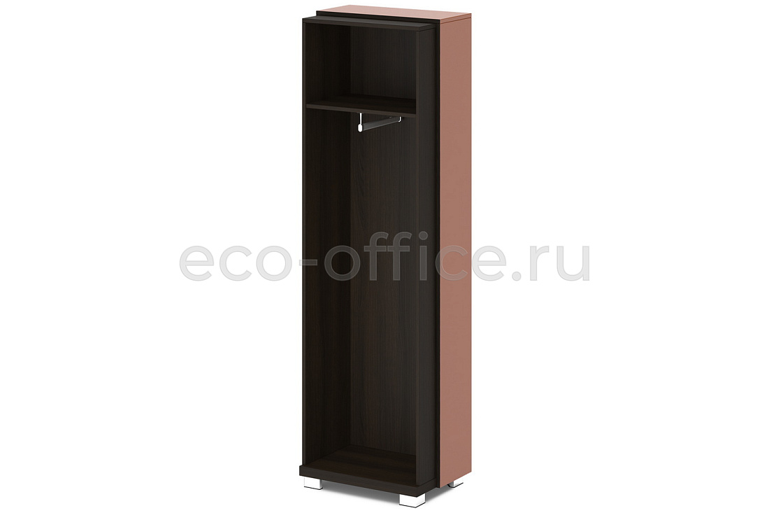 Каркас шкафа для одежды отдельностоящий GRACE L-56 Дуб Линдберг тёмный / Терракот  стоимость