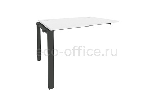 Наборный элемент рабочей станции на П-образном м/к ONIX O.MP-1.NRS-2.8 Белый Бриллиант / Антрацит металл фото
