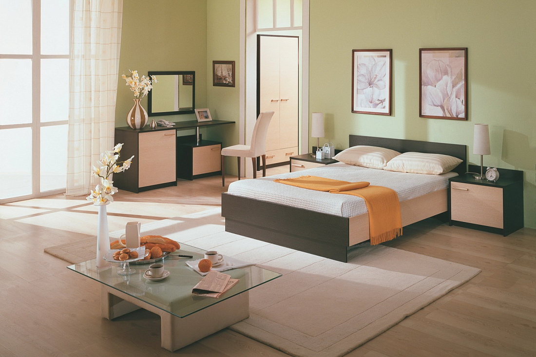 мебель для гостиниц респект дуб венге / ясень шимо фото