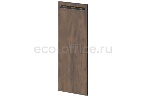 Дверь средняя левая GRACE L-021 Дуб Линдберг тёмный / Tasso Nero фото