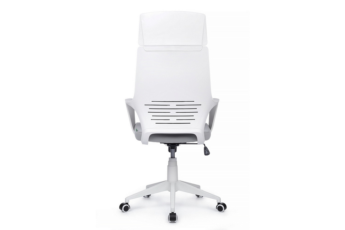 Кресло офисное RV Chair IQ RV 8989 Белый пластик / Светло-серая ткань  стоимость