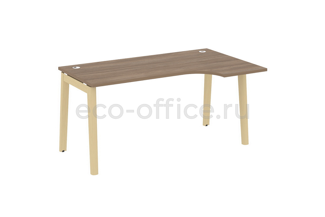 Стол эргономичный правый ONIX WOOD OW.SA-1 (R) Дуб Аризона / Дуб Светлый  стоимость