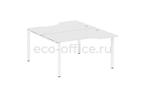 Рабочая станция криволинейная METAL SYSTEM STYLE БП.РАС-СА-2.2 Белый / Белый металл фото