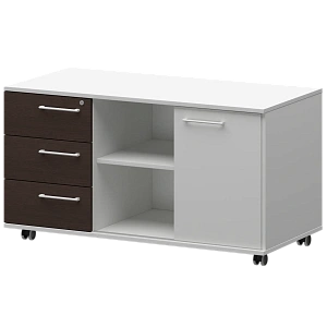 Креденция левая Protech KZT-62L Дуб венге/Белый фото