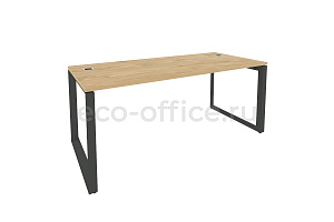 Стол рабочий руководителя ONIX DIRECT O.MO-SRR-5.8 Тиквуд Светлый / Антрацит металл фото