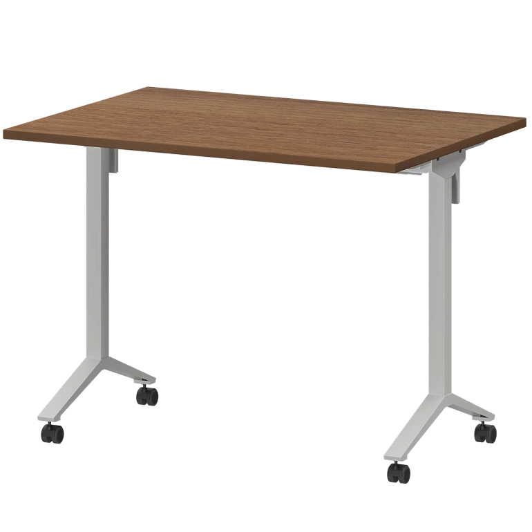 стол мобильный складной protech мб22-100.70 орех/белый фото