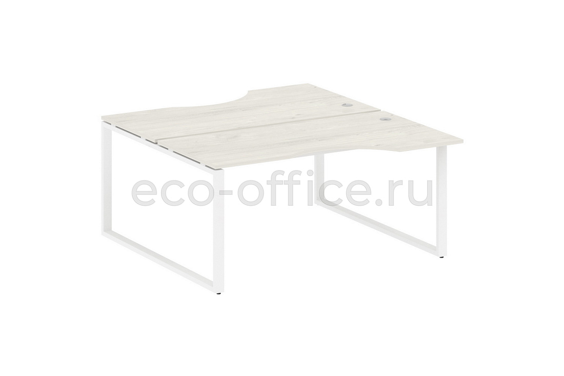 Рабочая станция криволинейная METAL SYSTEM STYLE БО.РАС-СА-2.1 Дуб Наварра / Белый металл  стоимость