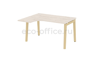 Стол эргономичный левый ONIX WOOD OW.SA-3 (L) Денвер Светлый / Дуб Светлый фото