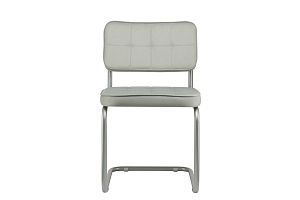 Конференц-кресло ECO-CHAIR COLOMBO Comfort CLM-05 Серый велюр / Серый металл фото