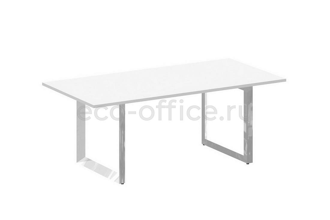 Стол переговорный ONIX DIRECT LUX M-O.MO-PRG-19 Белый Бриллиант купить в Москве